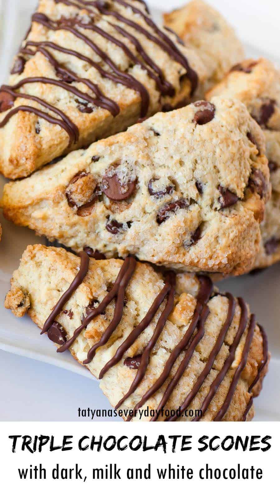 Triple Chocolate Scones video recipe