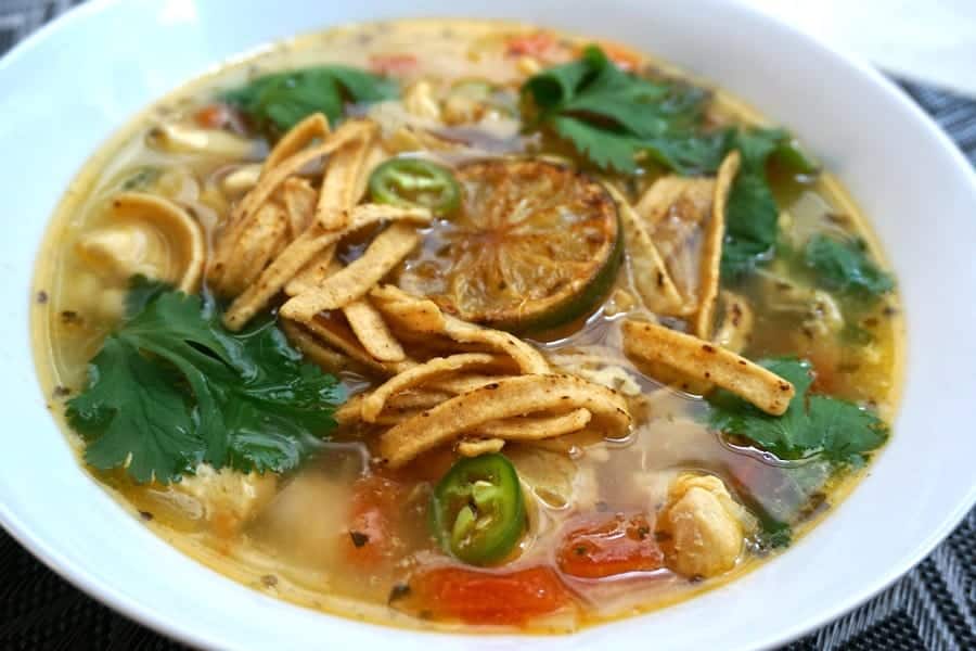 Sopa De Lima Mexican Chicken Lime Soup