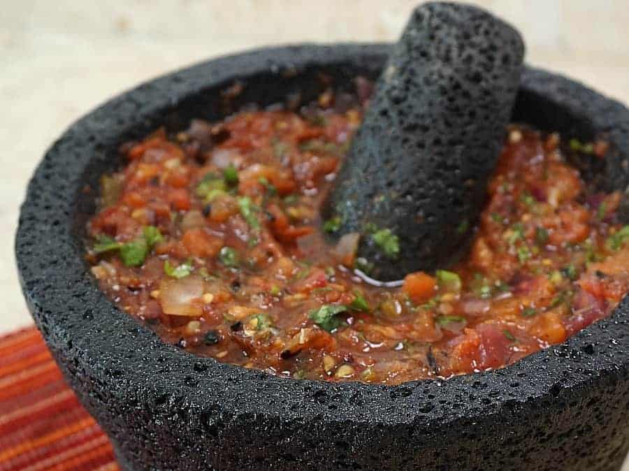 Salsa de molcajete