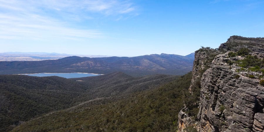 Mount Rosea Walk -Ausblick vom Gipfel, Grampians Nationalpark