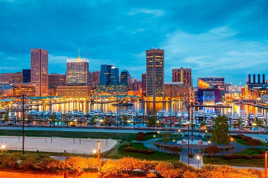 Baltimore Maryland Skyline Baltimore Maryland Skyline