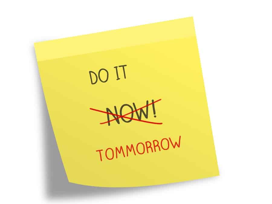 Decisions stop technology procrastination