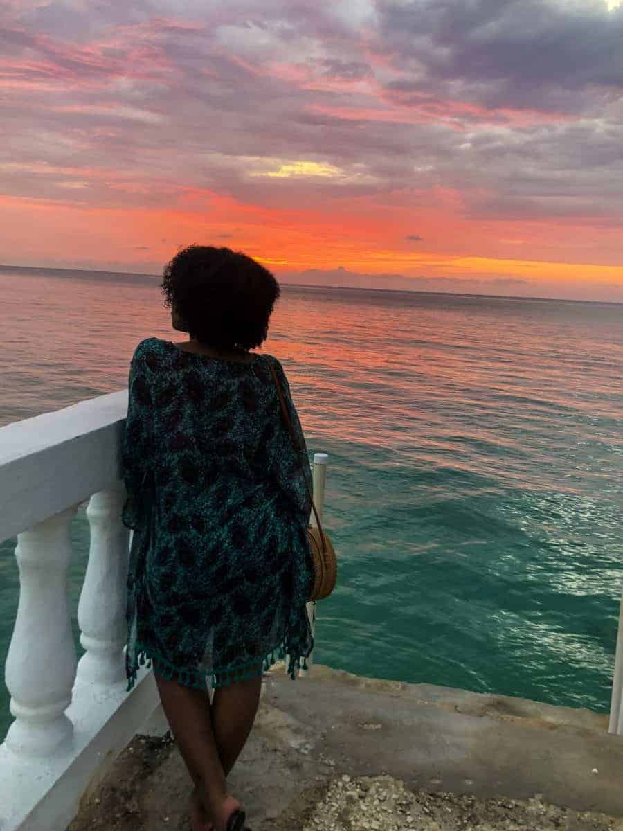 Traveling while in Graduate School - Sunset in Montego Bay, Jamaica
