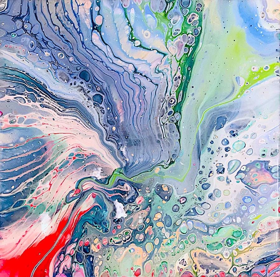 Fluid Painting Puddle Balloon Dip Strainer Pour Paintevents Ch