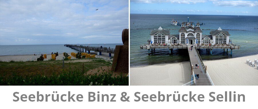 Die Seebrücken im Vergleich