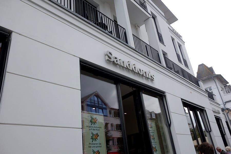 Das Sanddorn's in Binz in der Hauptstr.