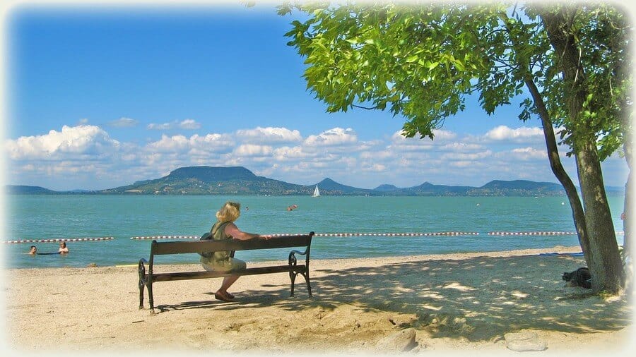 Lake Balaton in Hungary