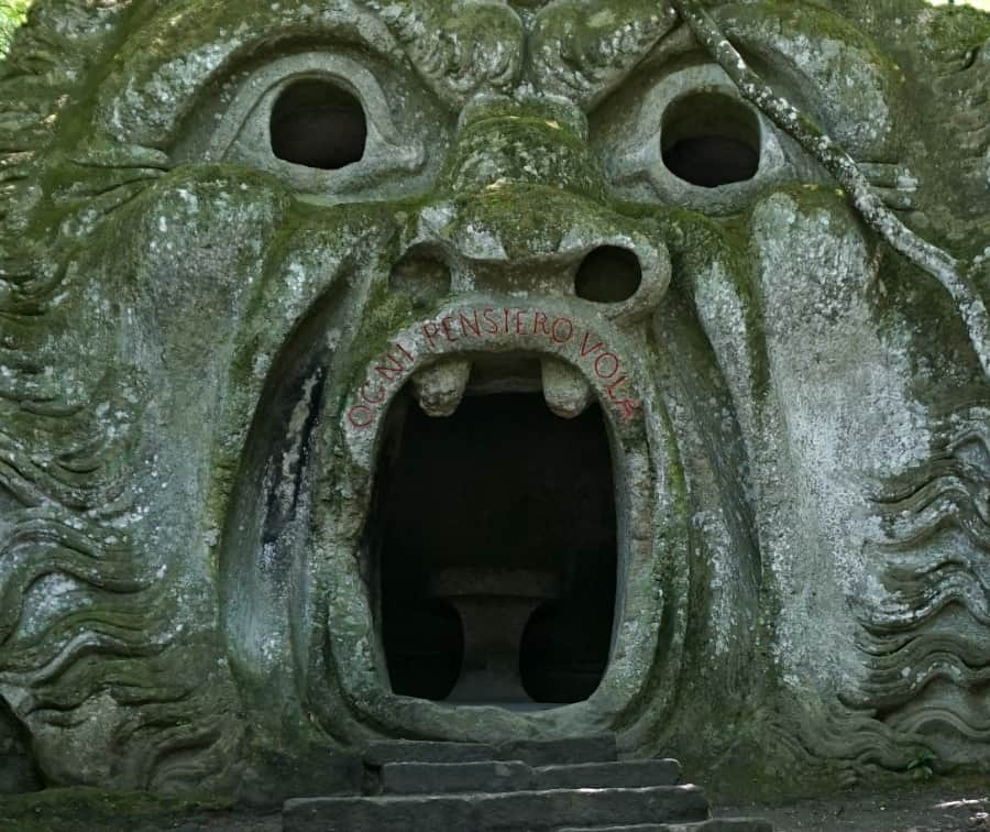 The Park Of Monsters Il Parco Dei Mostri Di Bomarzo Viterbo Italy