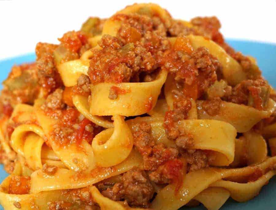Tagliatelle Bolognese Classic Italian Meat Sauce