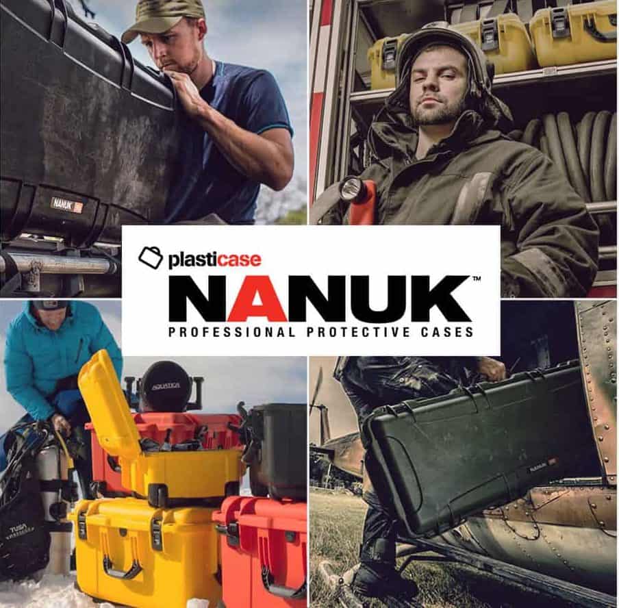 NANUK by Plasticase. Waterproof, Dustproof, Rugged Professional cases