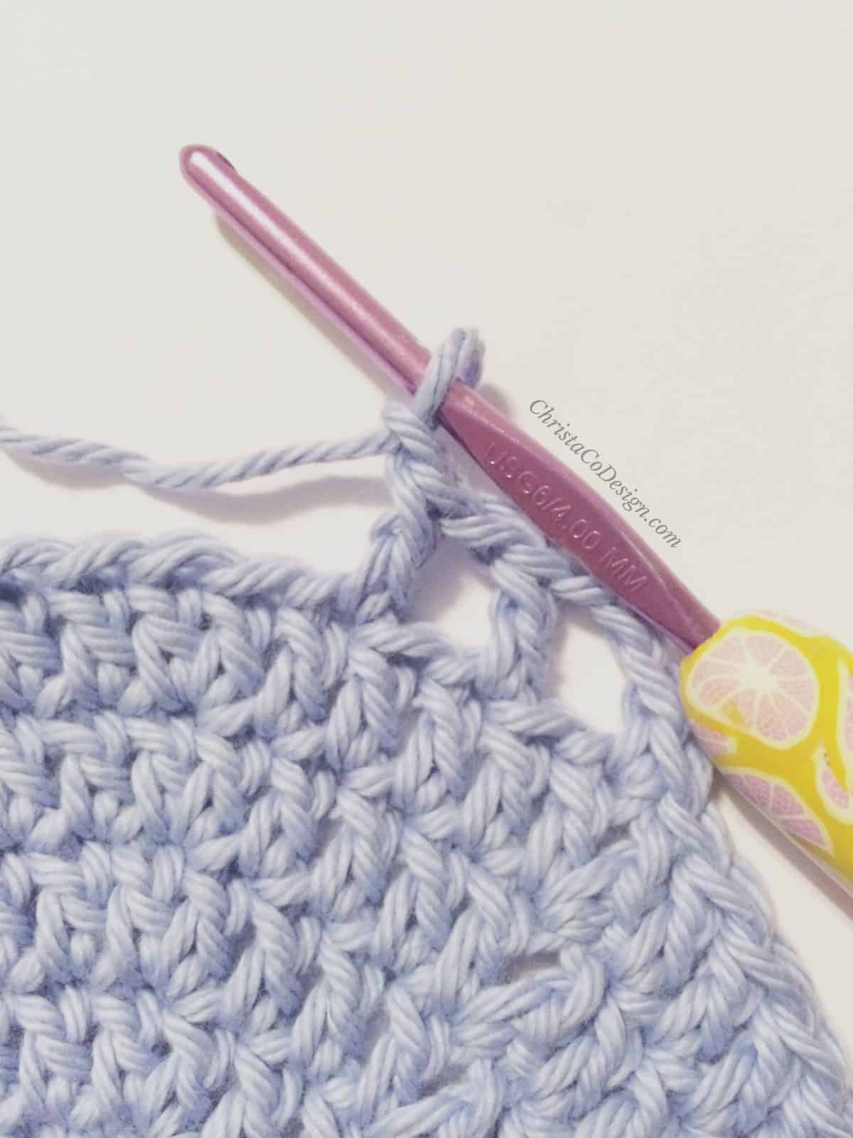 picture of crochet mesh sides