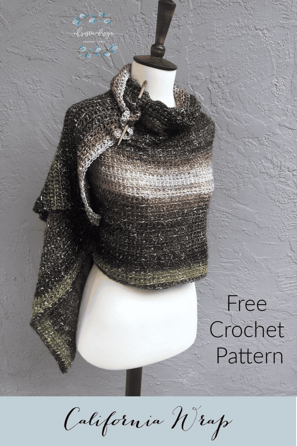 picture of pin image free crochet wrap pattern