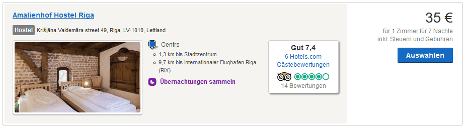 Hotel Deal in Riga - Screenshot Hotel Deal in Riga - Screenshot
