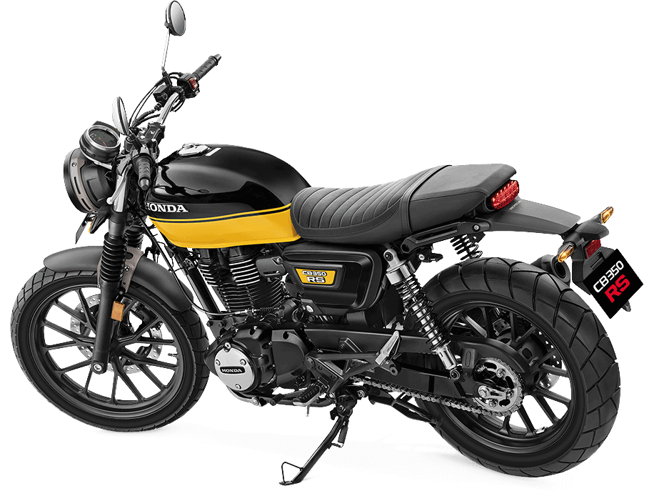 Honda CB350 RS - Black with Pearl Sports Yellow