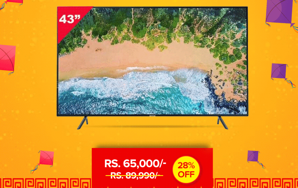 Samsung 43" 4K SMART LED TV