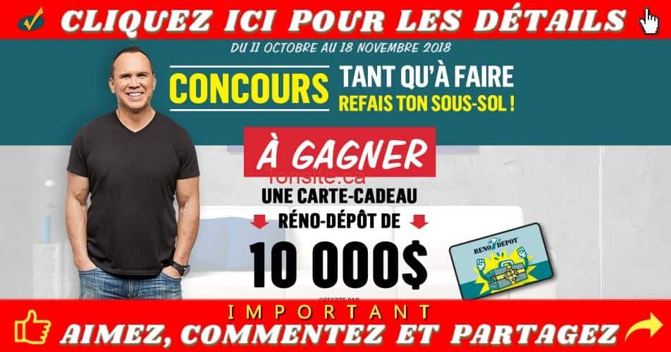 Participez et gagnez une carte-cadeau Réno Dépôt de 10,000$ reno depot concours4 - Participez et gagnez une carte-cadeau Réno Dépôt de 10,000$
