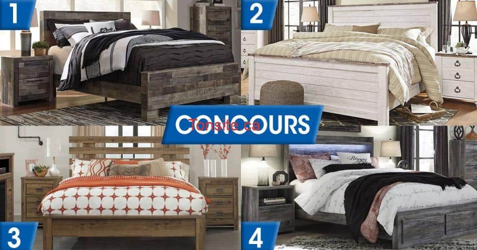 Participez et gagnez 1 lit format grand lit et 2 tables de chevet (parmi les 4 choix) perreaut - Participez et gagnez 1 lit format grand lit et 2 tables de chevet (parmi les 4 choix)