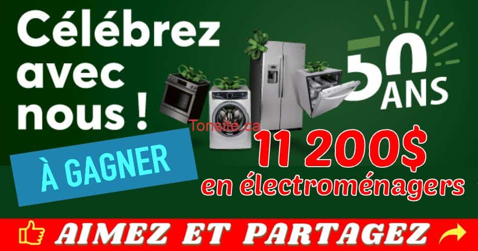 Concours: 11 200$ en électroménagers à gagner! electromenagers concours - Concours: 11 200$ en électroménagers à gagner!