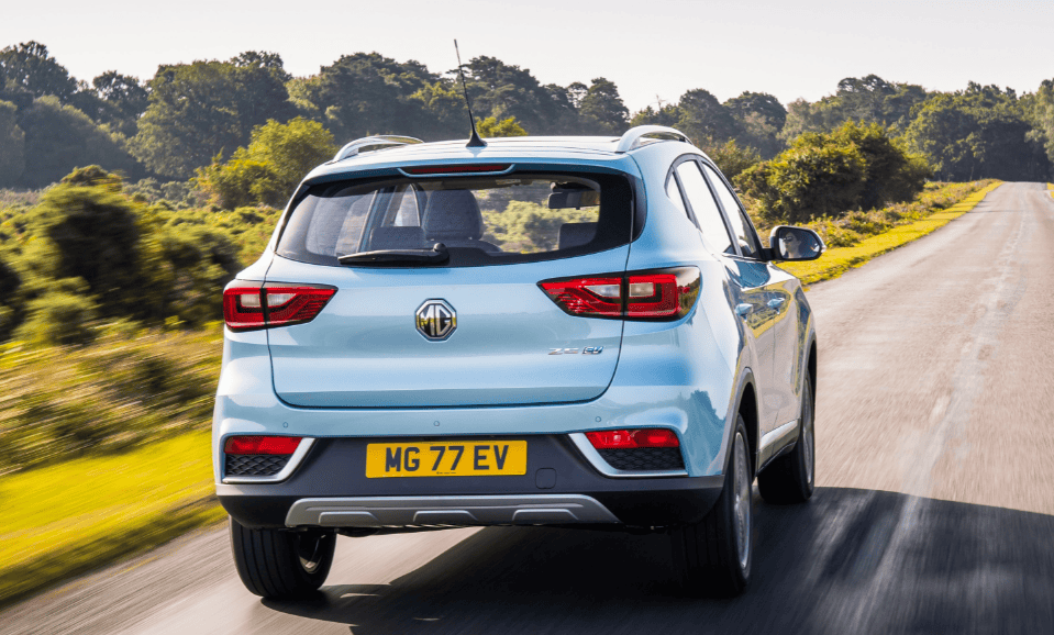 MG ZS EV Rear View
