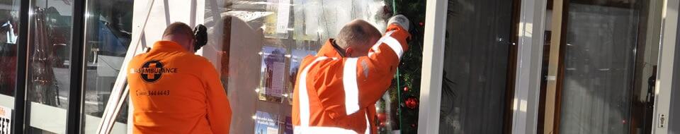 Dubbel glas laten zetten door de Glasambulance