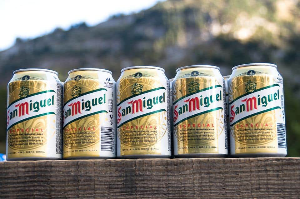 San Miguel Beer is not spanish!