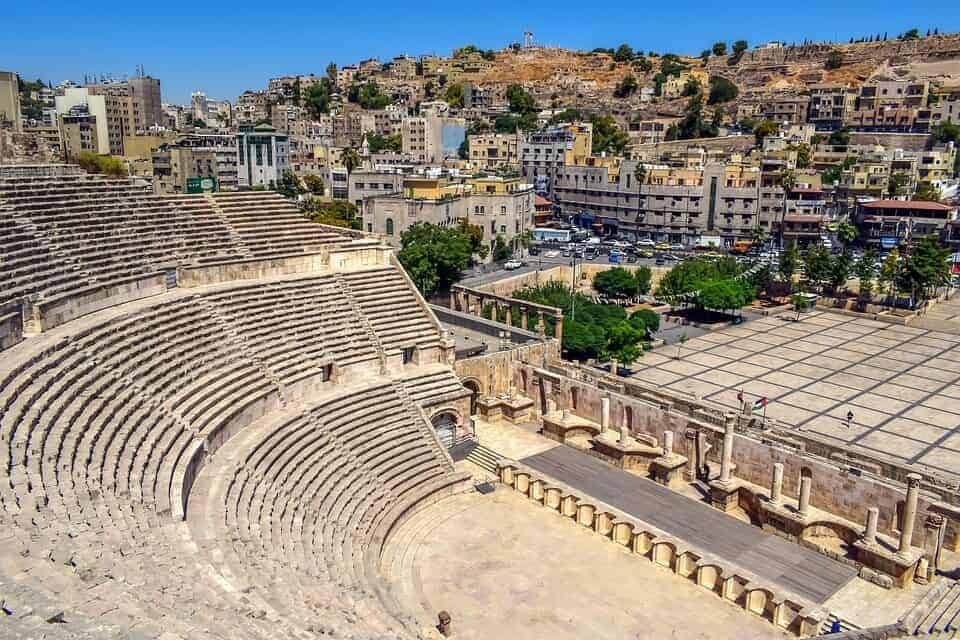 Jordan interesting facts: There's a 2nd century Roman theatre next to the city