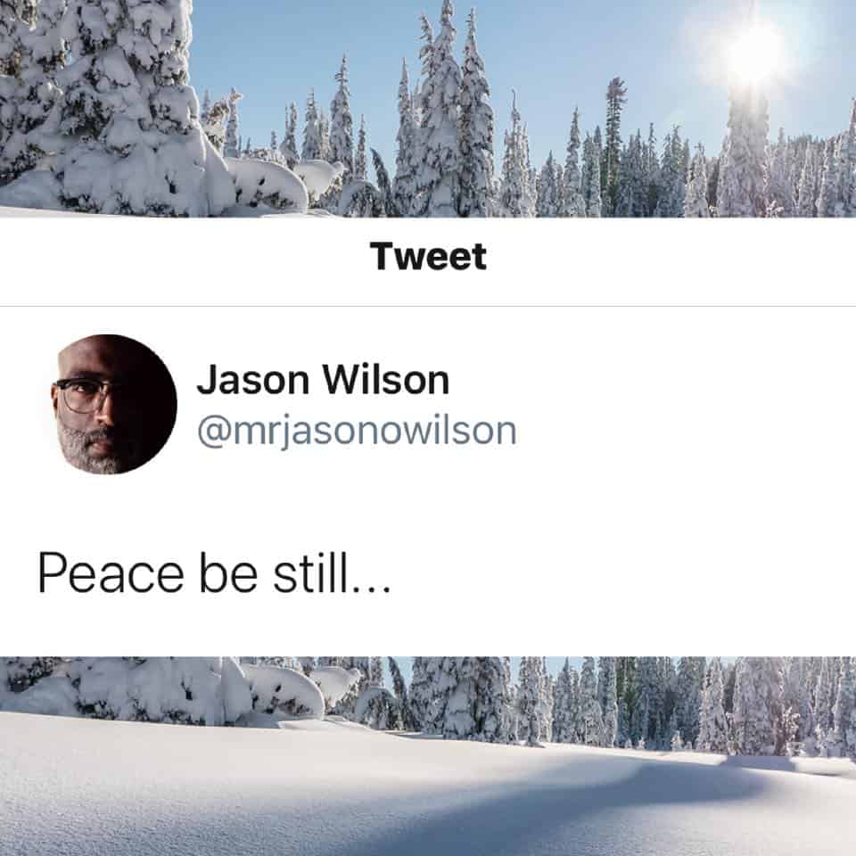 Peace Be Still Peace Be Still