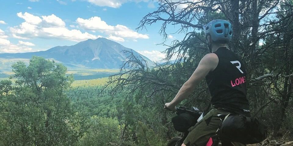 man on bicycle