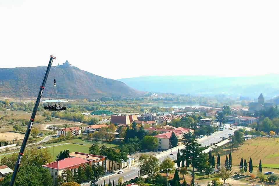 Mtskheta welcomed Dinner in the Sky