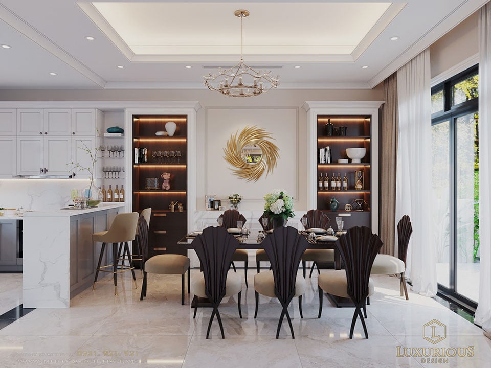 Mẫu thiết kế nội thất biệt thự Vinhomes Imperia đẹp