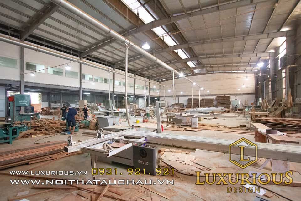 Nhà máy sản xuất nội thất gỗ thương hiệu Luxurious Design