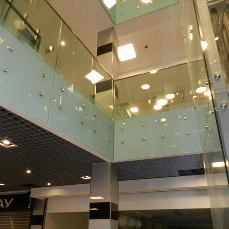 Balustrada całoszklana