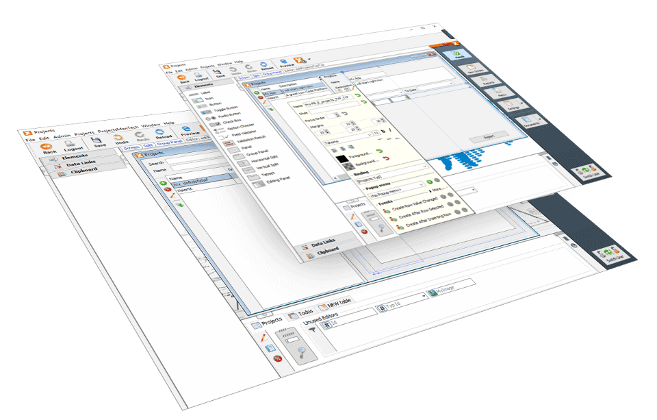 Visual development with VisionX as your low-code platform