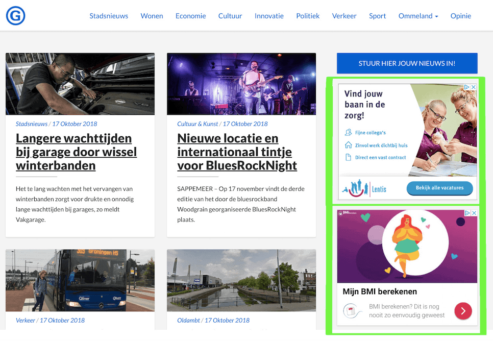 Online advertentie
