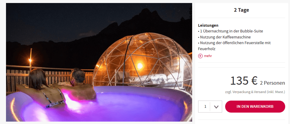 Screenshot Deal Bubble Suite Braunwald ab 135,00€ außergewöhnlich übernachten Unique Hotel Screenshot Deal Bubble Suite Braunwald ab 135,00€ außergewöhnlich übernachten Unique Hotel