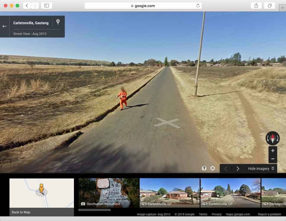 escaped convict caught on google maps