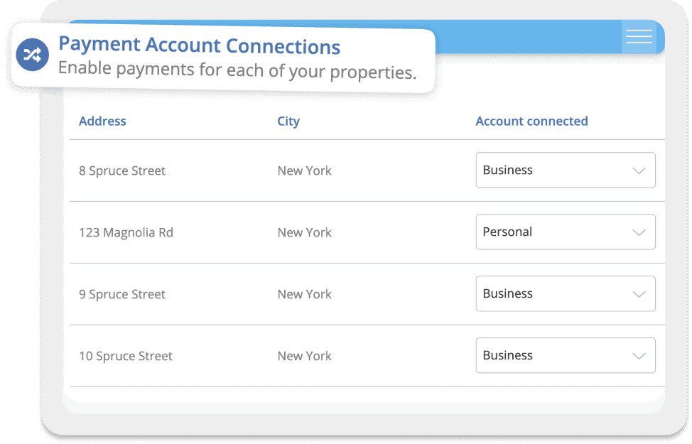 Payments, accounts, and tracking