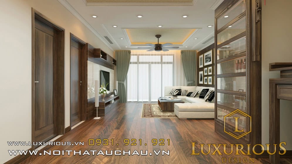 Mẫu sàn gỗ phòng khách chung cư đẹp Mẫu sàn gỗ phòng khách chung cư đẹp