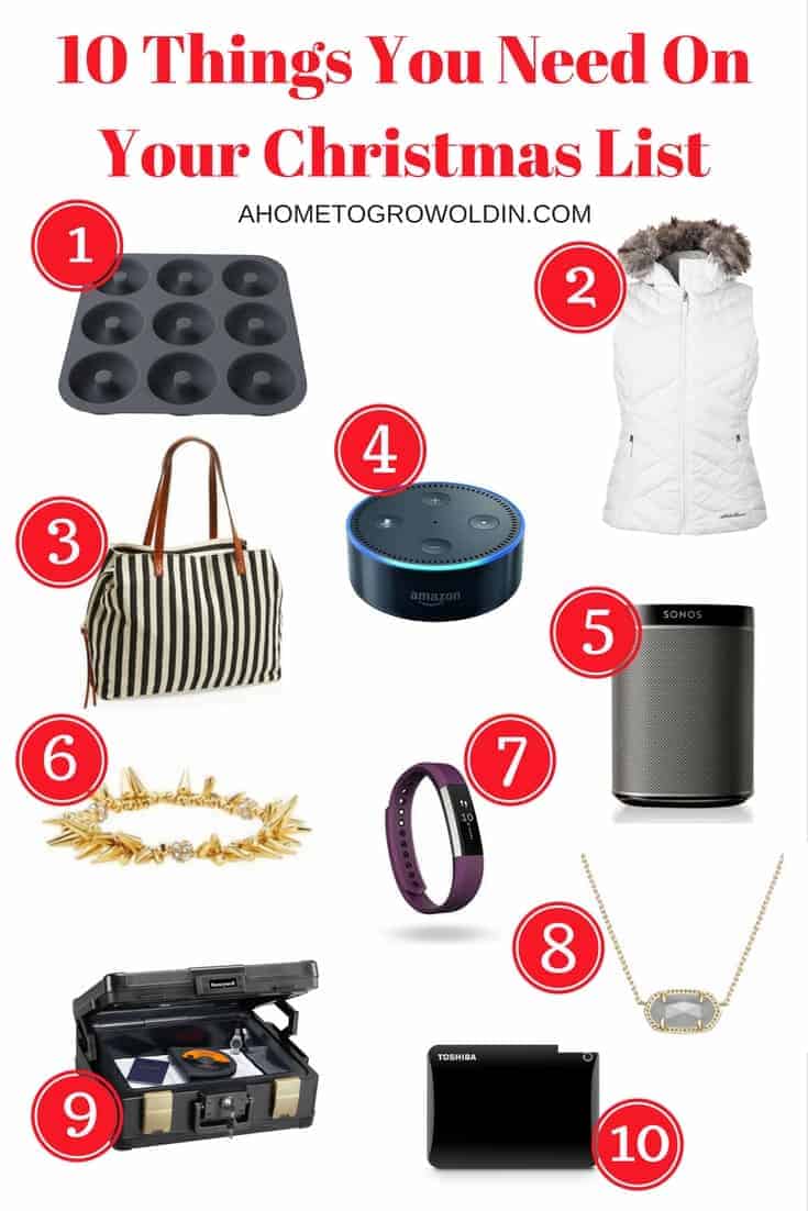 Gift Ideas 10 Things On My Christmas List