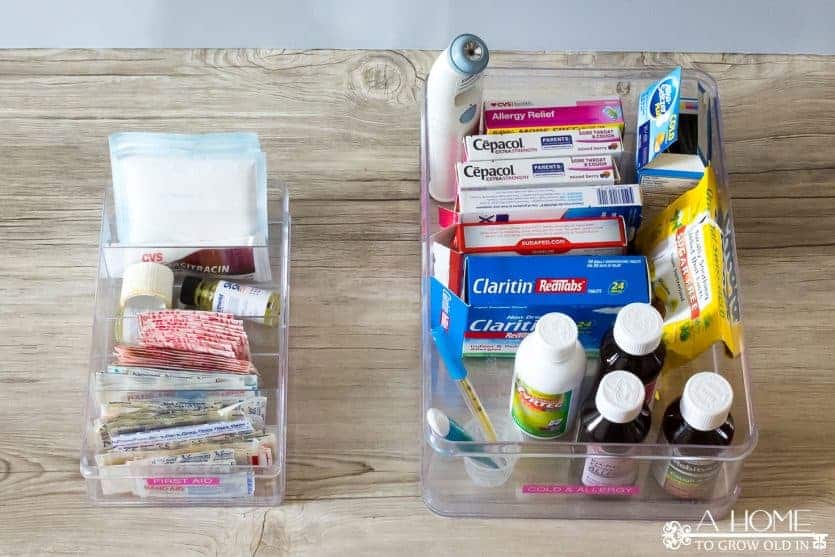 Check out these great tips for getting your medicine organized in your linen closet. It's so easy you'll wish you've done it sooner!