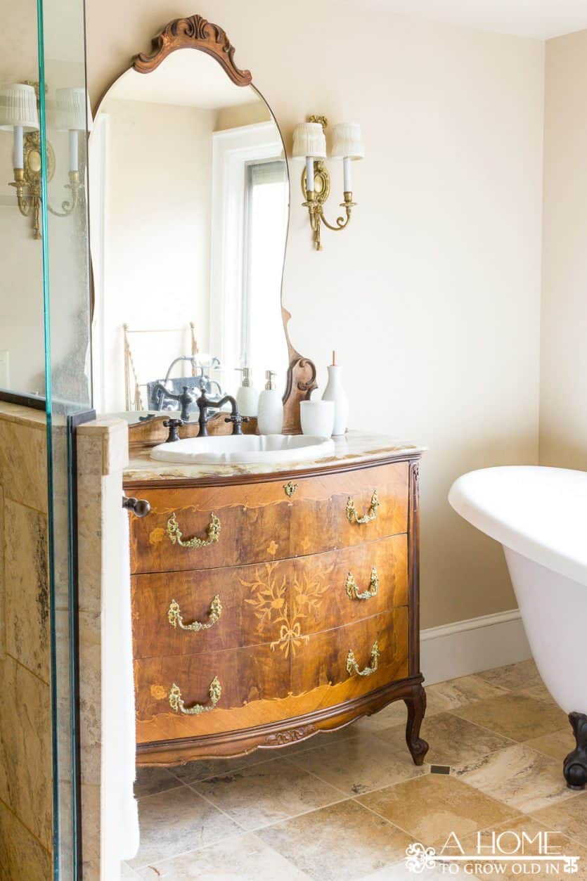 Have you turned a chest of drawers into a bathroom vanity and don't know how to organize everything? Check out all of the bathroom drawers ideas here!