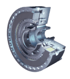 Dry running multi-disc clutch: Stromag hydraulic-pneumatic Clutches