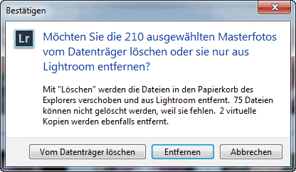Dateien nach dem Export löschen