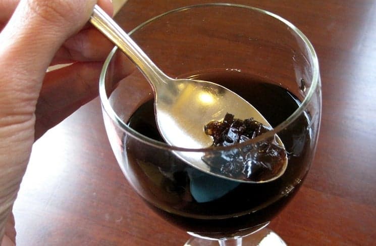 chin chow aka grass jelly singapore