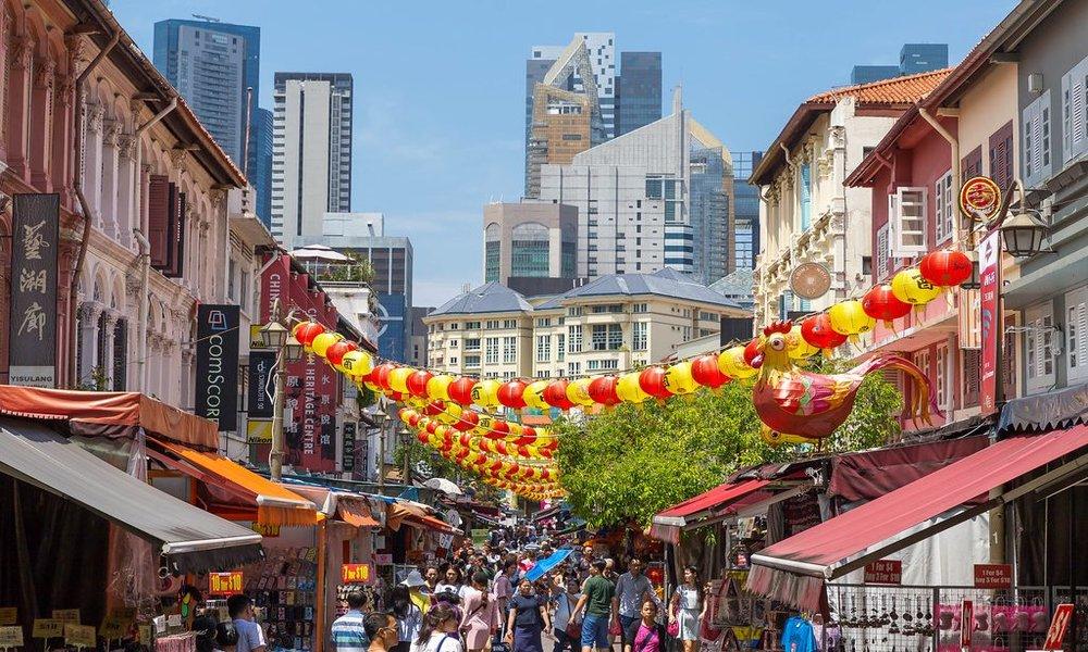chinatown - singapore - bored