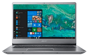 image of Acer swift laptop