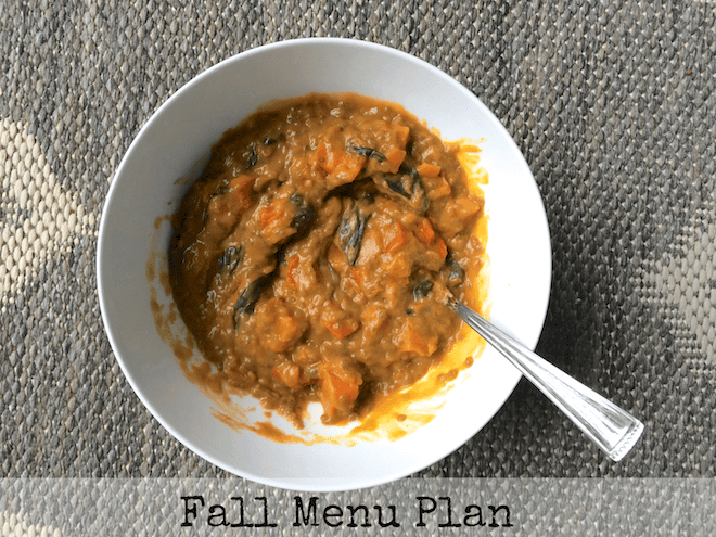 Fall Menu Plan - RachaelRoehmholdt.com