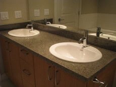 two bedroom apartment cozy fireplace University lands