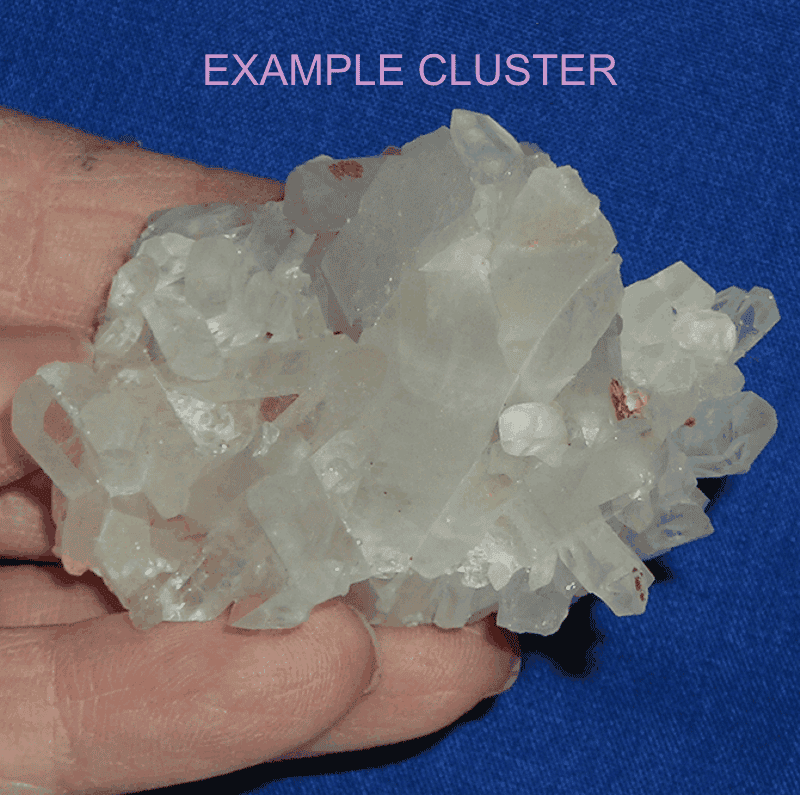 Cluster Quartz Crystal