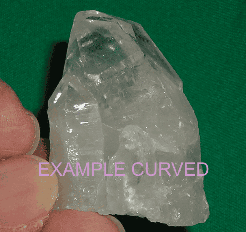 Curved Quartz Crystal